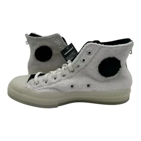 Converse CLOT‎ x Chuck 70 High Giant Panda Shoes Mens 10 Womens 12 Black White - Picture 3 of 9